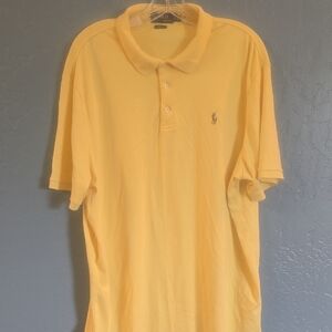 Polo by Ralph Lauren Men's Bright Yellow Polo Shirt